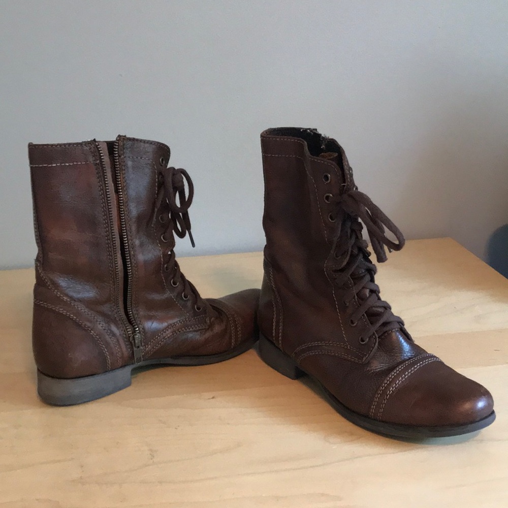 Steve Madden combat boots